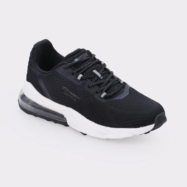 Men’s Premium Black Air-Cushion Running Sneakers